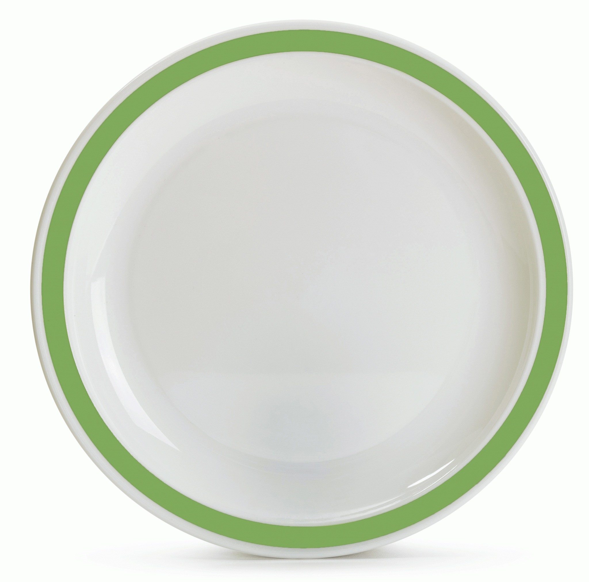 17cm-Patterned-Plate---Green
