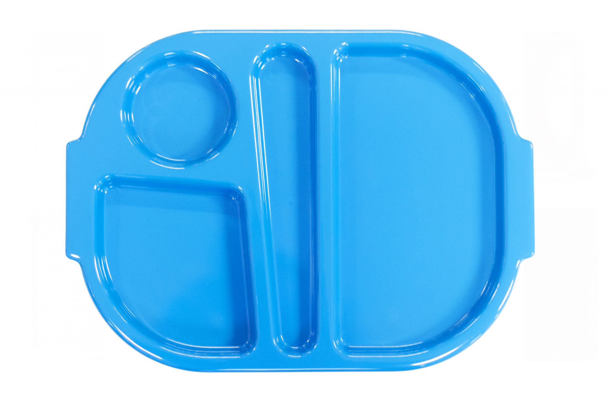 Small-Meal-Tray-with-4-Compartments---Blue